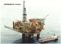 Shell's Cormorant Alpha oil platform